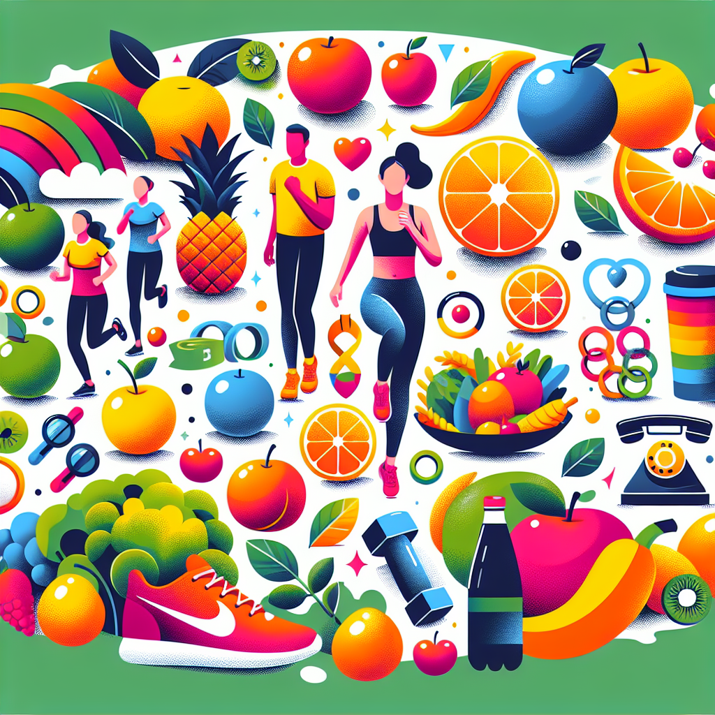 Poster Kreatif untuk Mengajak Hidup Sehat Masyarakat